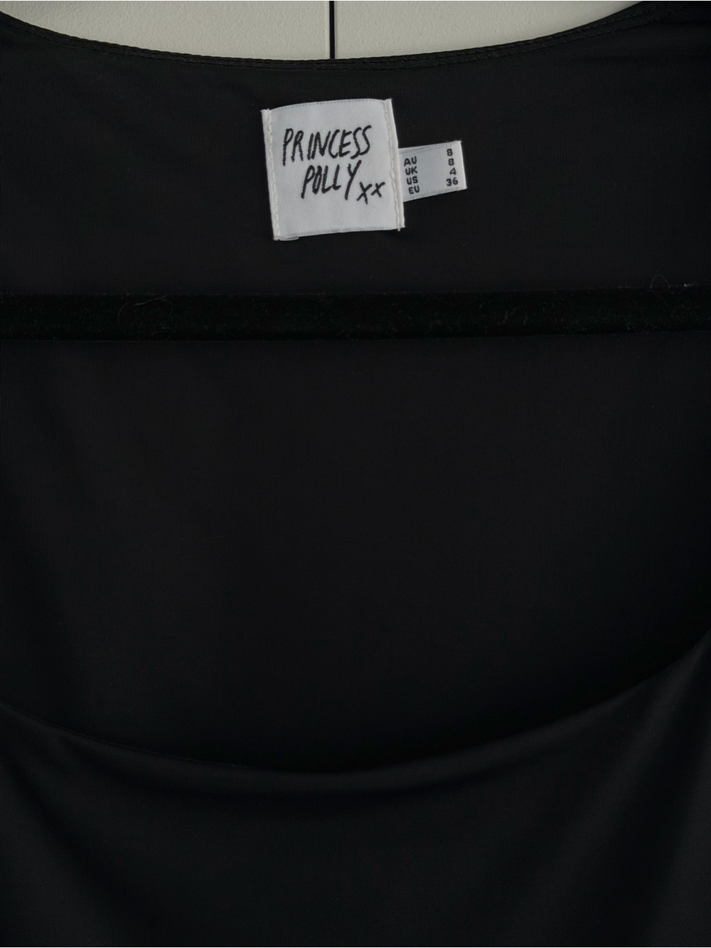Princess Polly Back in Time Tank Top in Black - Size 4 - Picture 6 of 13